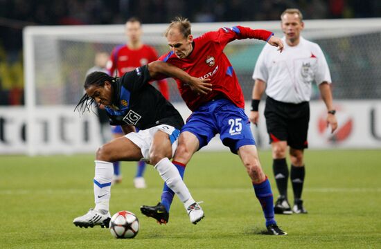 UEFA Champions League: CSKA Moscow vs. Manchester United