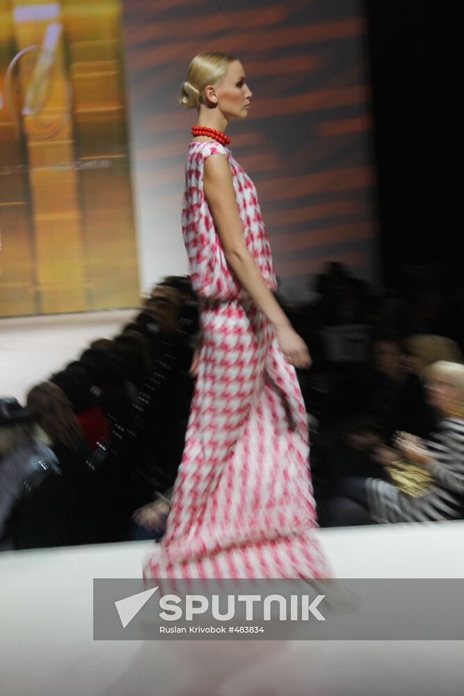Valentin Yudashkin fashion show at Volvo Fashion Week Moscow