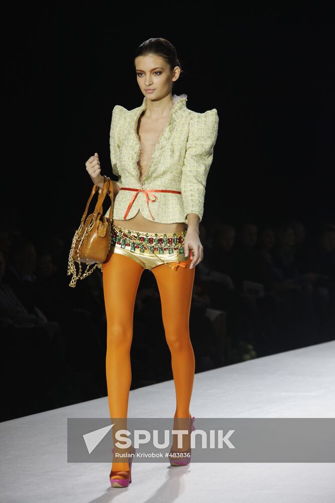 Valentin Yudashkin fashion show at Volvo Fashion Week Moscow