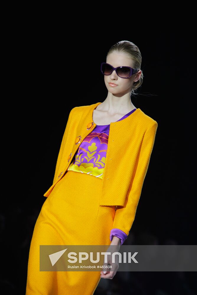 Valentin Yudashkin fashion show at Volvo Fashion Week Moscow