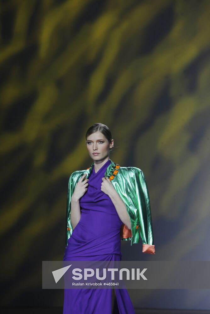 Valentin Yudashkin fashion show at Volvo Fashion Week Moscow