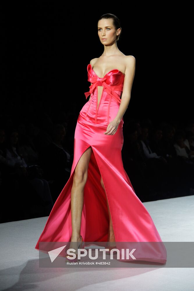 Valentin Yudashkin fashion show at Volvo Fashion Week Moscow