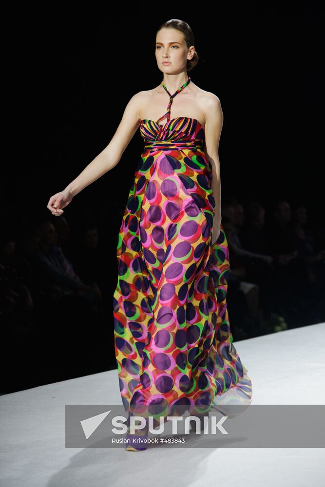 Valentin Yudashkin fashion show at Volvo Fashion Week Moscow