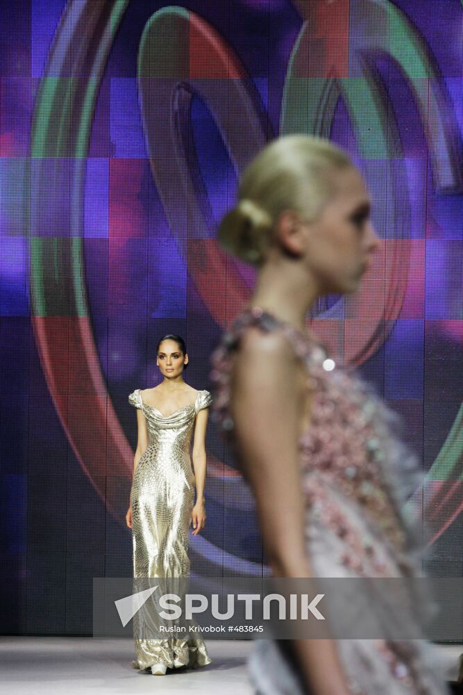 Valentin Yudashkin fashion show at Volvo Fashion Week Moscow
