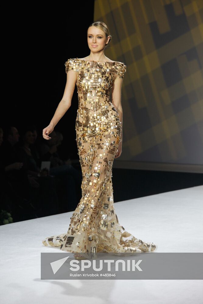 Valentin Yudashkin fashion show at Volvo Fashion Week Moscow