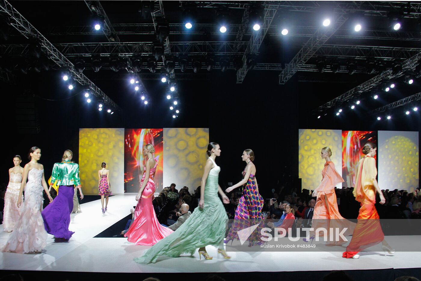 Valentin Yudashkin fashion show at Volvo Fashion Week Moscow