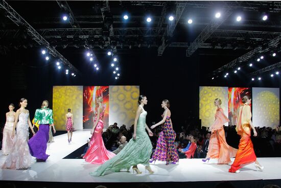 Valentin Yudashkin fashion show at Volvo Fashion Week Moscow