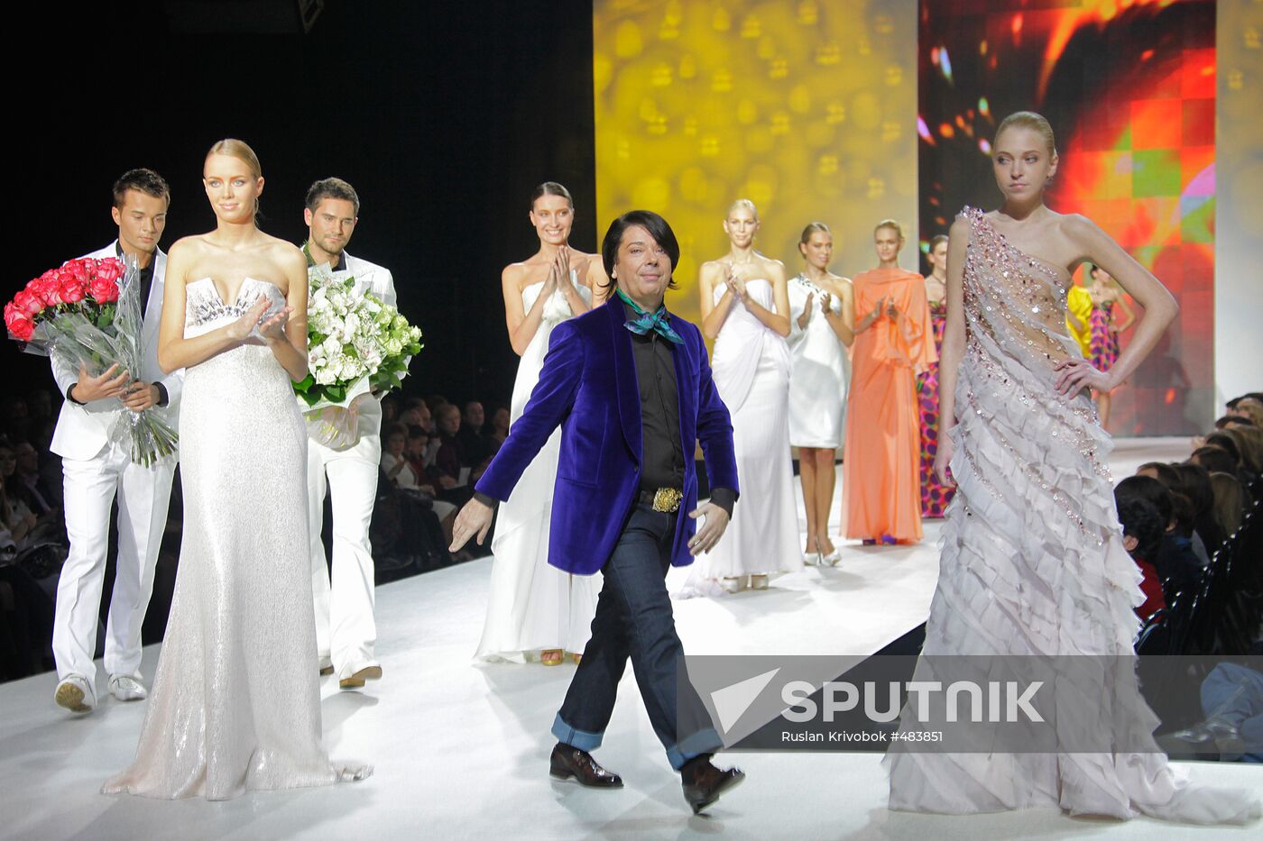 Valentin Yudashkin fashion show at Volvo Fashion Week Moscow