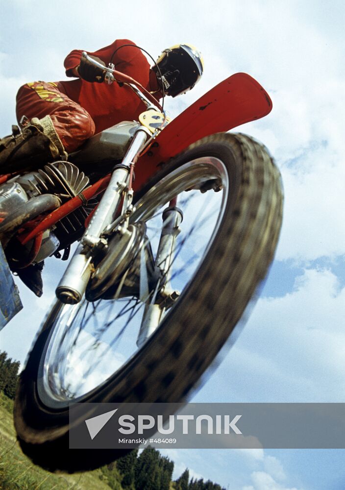 Motorcycle racer