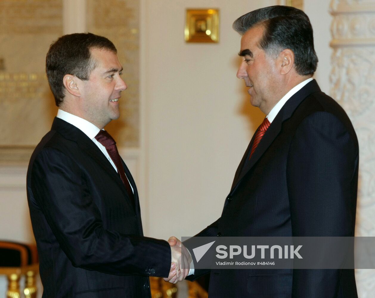 Tajik President Emomali Rakhmon visits Russia