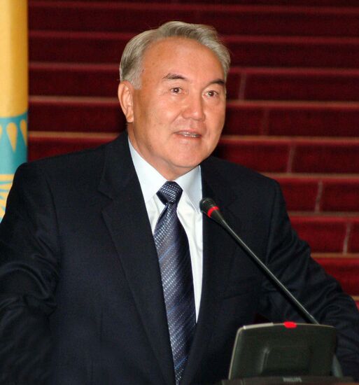 Kazakh President Nursultan Nazarbayev visits Georgia