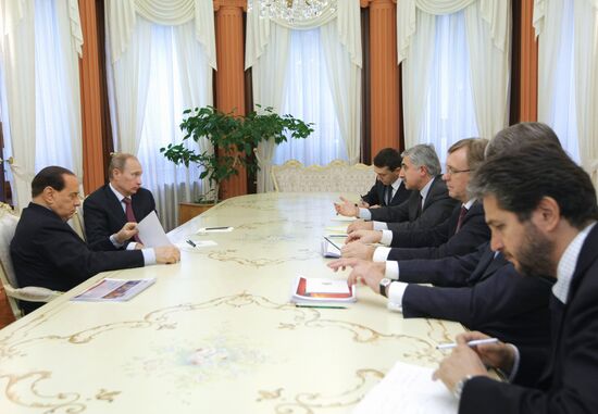 Russian, Italian Prime Ministers meets with Russian top managers