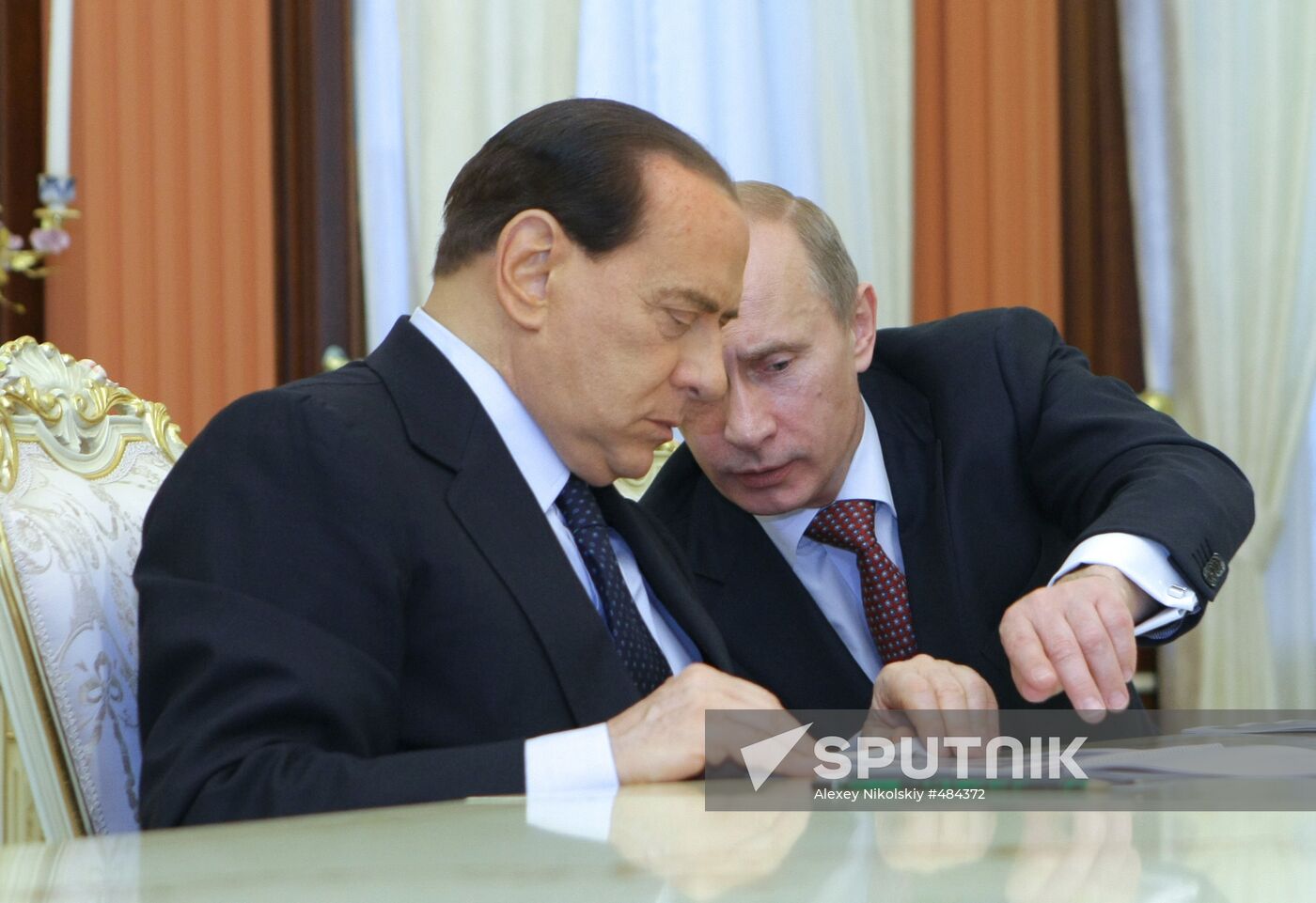 Russian, Italian Prime Ministers meets with Russian top managers
