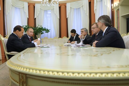Russian, Italian Prime Ministers meets with Russian top managers