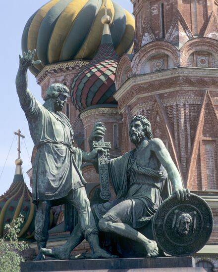 Monument to Minin and Pozharsky on Red Square