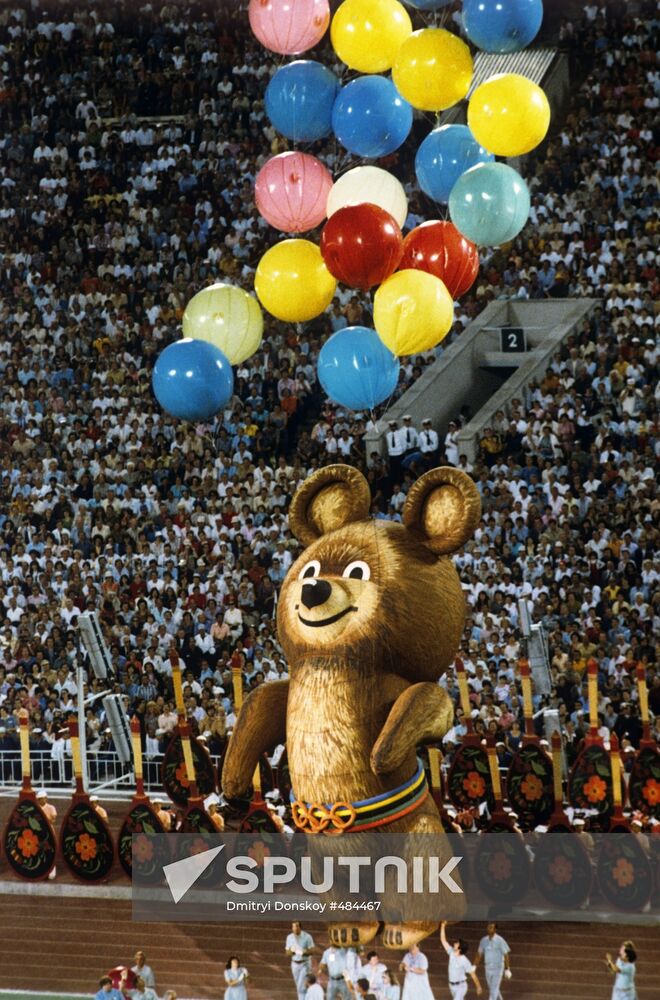 Closing ceremony for XXII Summer Olympic Games