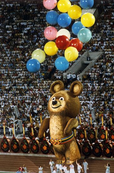 Closing ceremony for XXII Summer Olympic Games