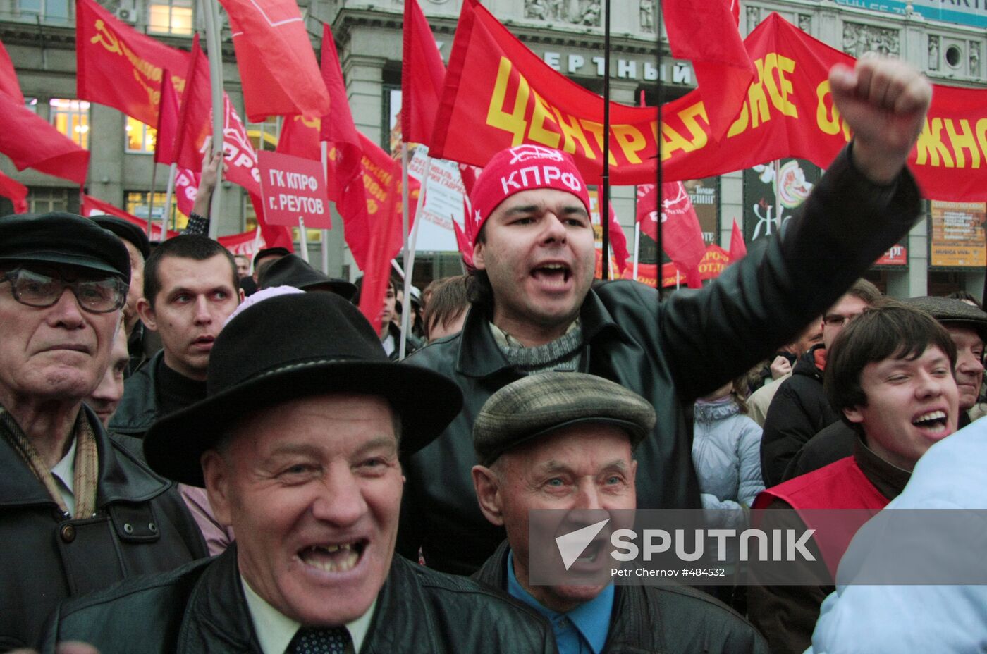 Rally on Triumfalnaya square