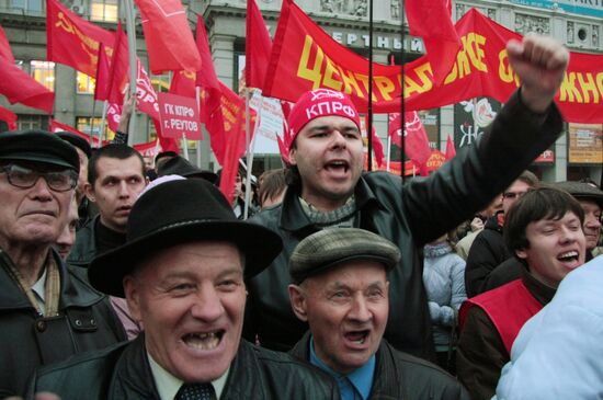 Rally on Triumfalnaya square