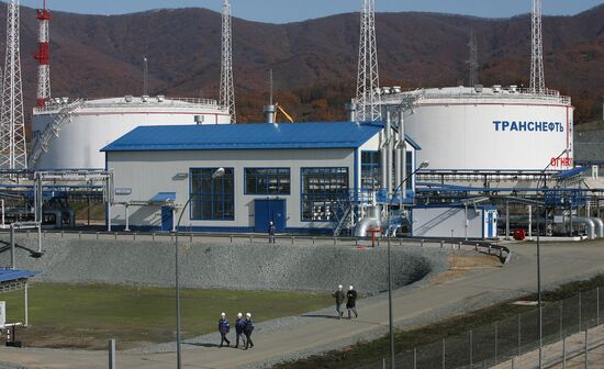 Kozmino Oil Terminal in Primorye Territory