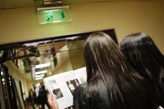 Russian Fashion Week. VASSA collection prepared for show