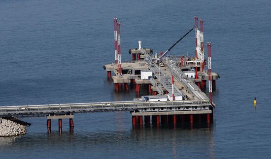 Specialized oil-loading seaport Kozmino in Primorye Territory