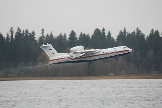 Russian Beriev Be-200 aircraft in St. Petersburg