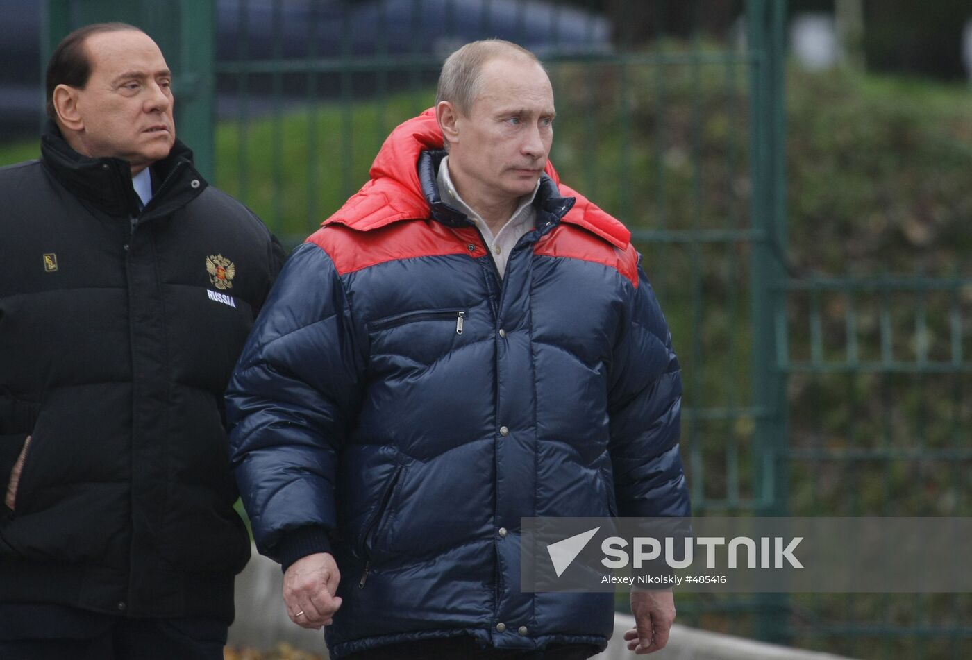 Vladimir Putin on visit to St. Petersburg, October 23, 2009