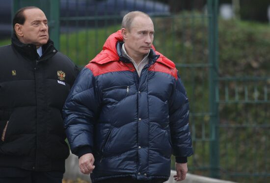 Vladimir Putin on visit to St. Petersburg, October 23, 2009