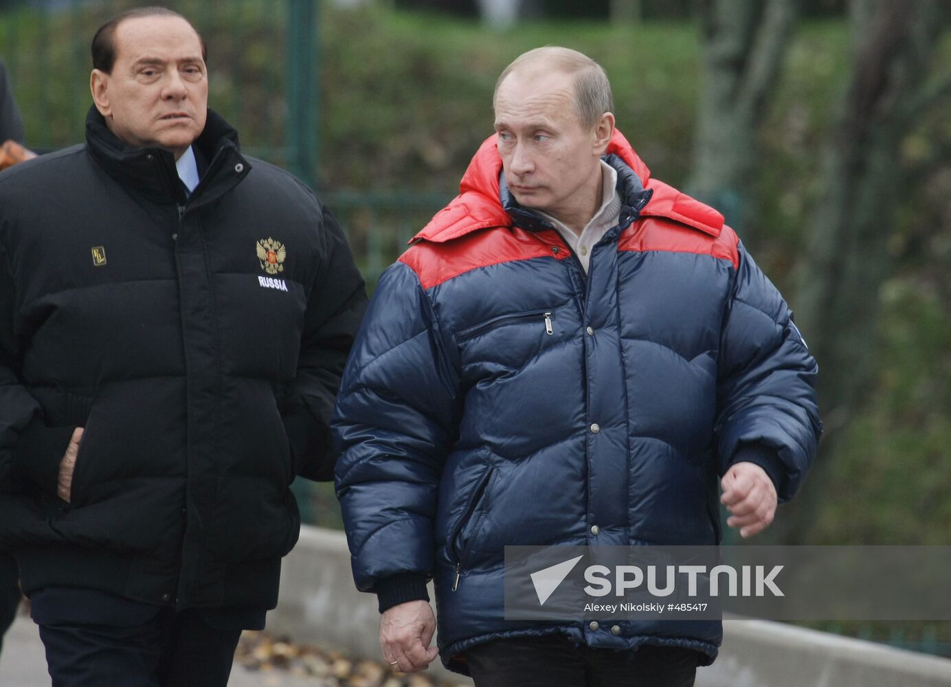 Vladimir Putin on visit to St. Petersburg, October 23, 2009