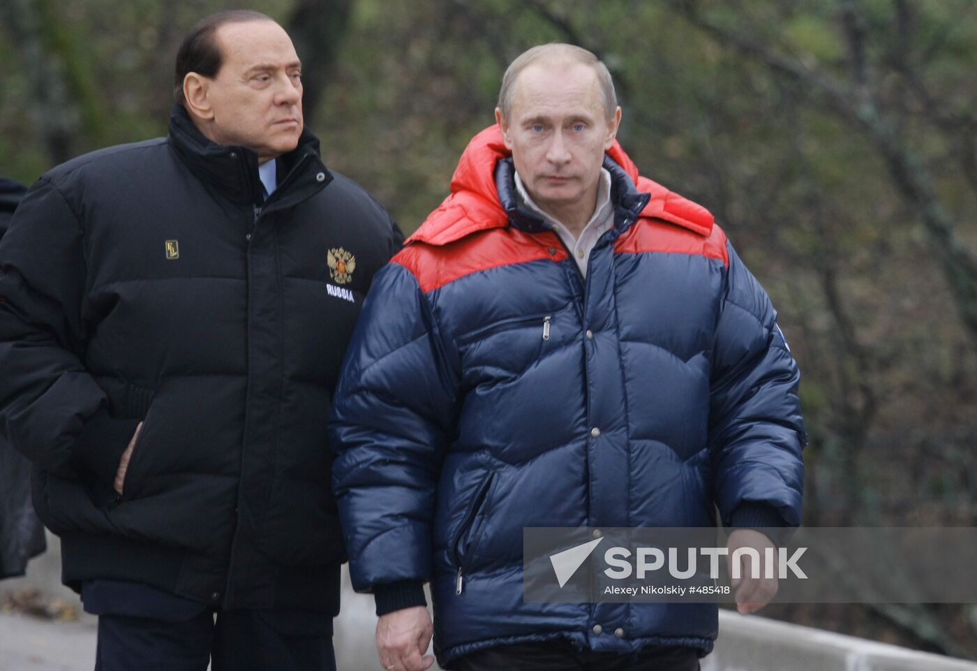 Vladimir Putin on visit to St. Petersburg, October 23, 2009