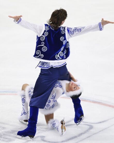 Yekaterina Rubleva, Ivan Shefer perform their original dance