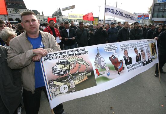 All-Russian Motorist Protest: Vladivostok