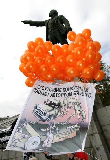 All-Russian Motorist Protest: Vladivostok