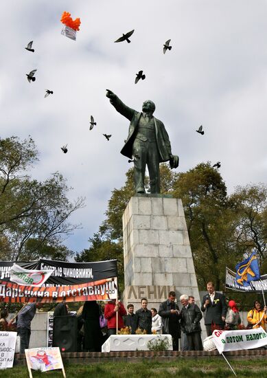 All-Russian Motorist Protest: Vladivostok