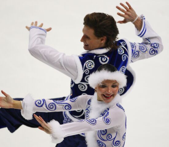 Yekaterina Rubleva, Ivan Shefer perform their original dance