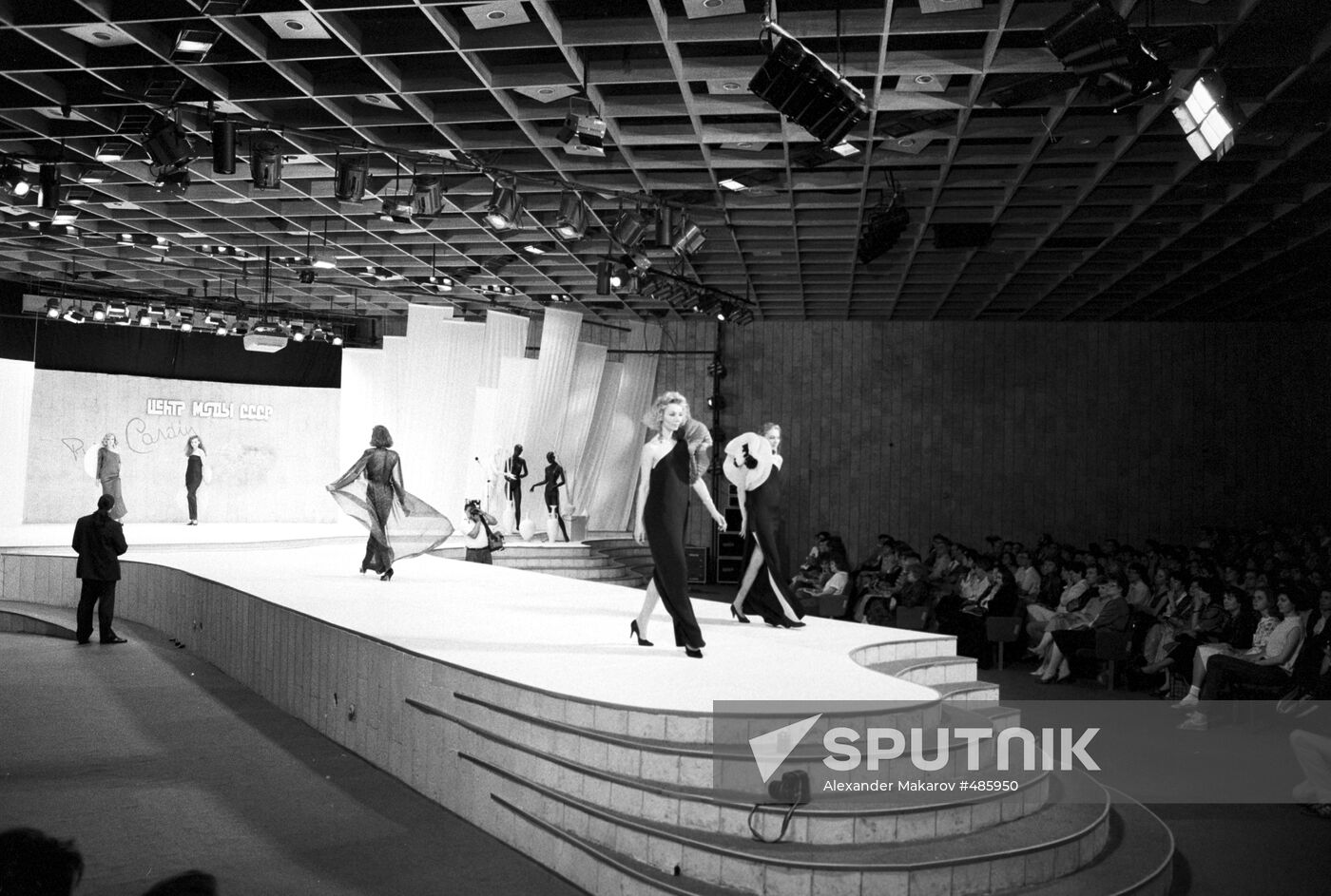 Fashion show of French designer Pierre Cardin
