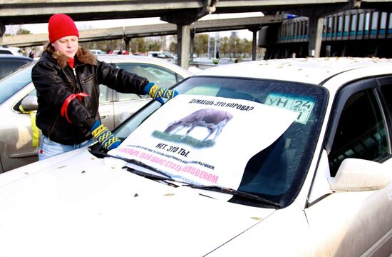 All-Russian Motorist Protest: Krasnoyarsk