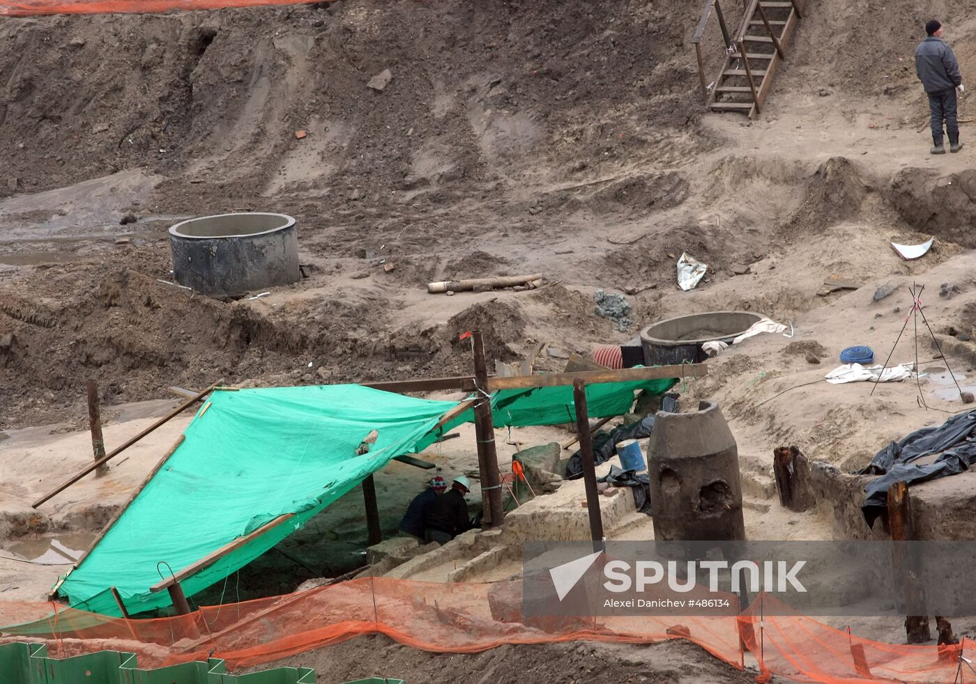 Okhta Center under construction in St. Petersburg