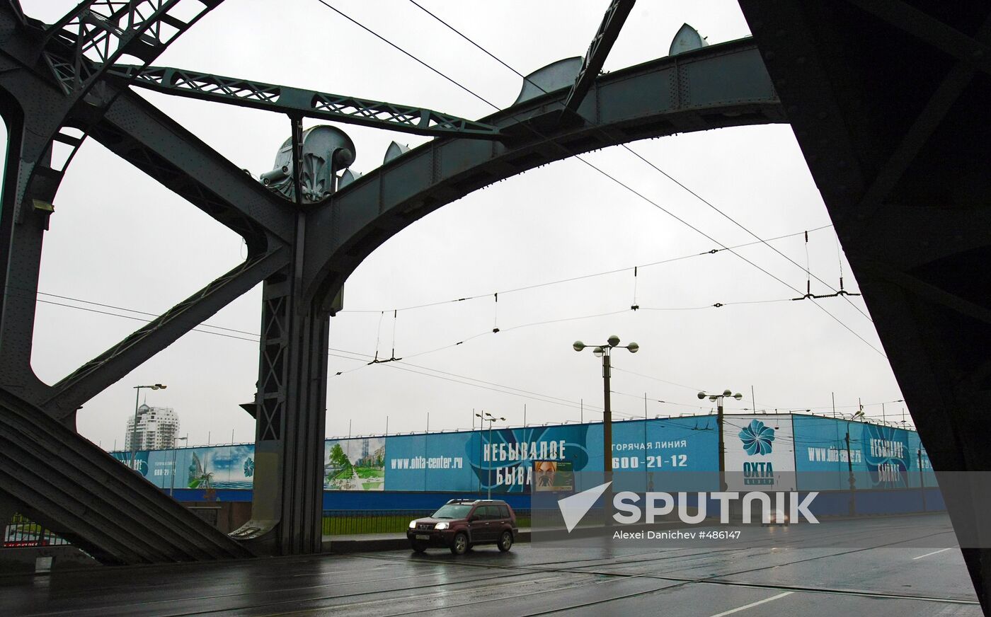 Okhta Center construction site in St. Petersburg