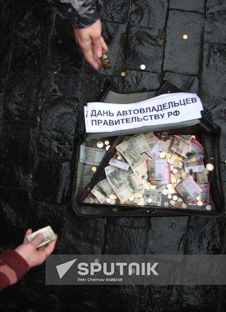 All-Russian Motorist Protest: Moscow