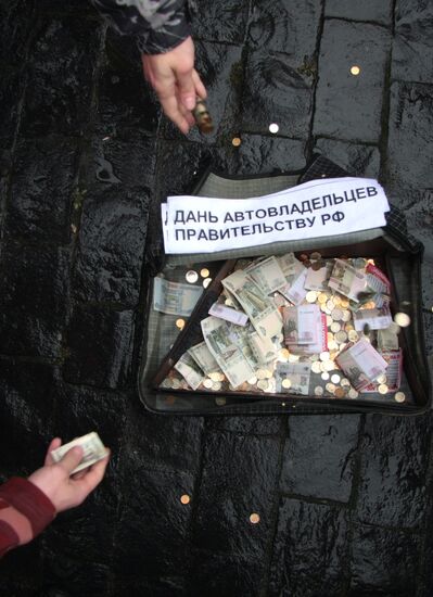 All-Russian Motorist Protest: Moscow