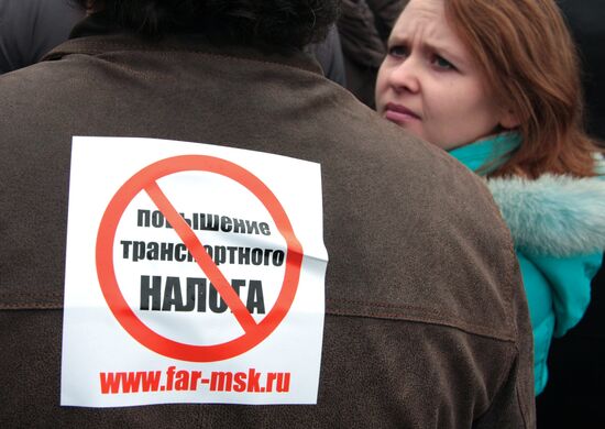 All-Russian Motorist Protest: Moscow