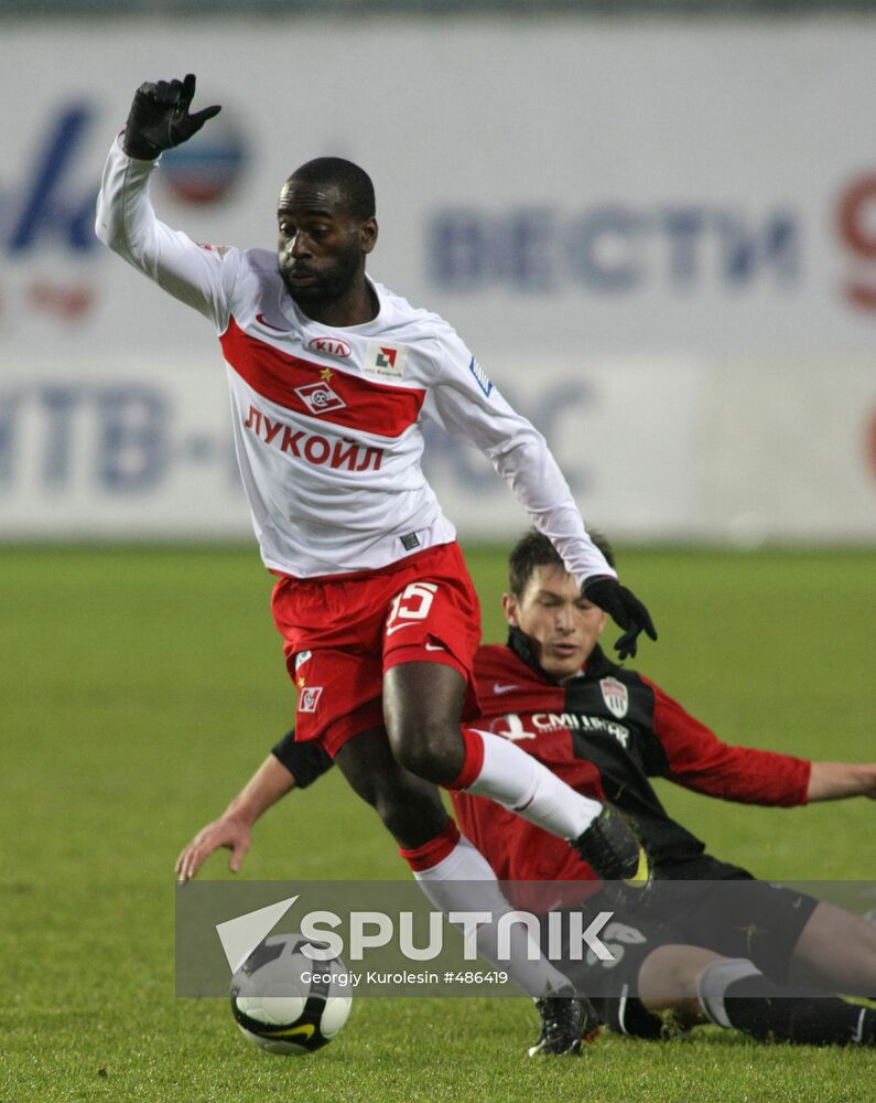 Russian Premier League: Khimki vs. Spartak Moscow 0-3