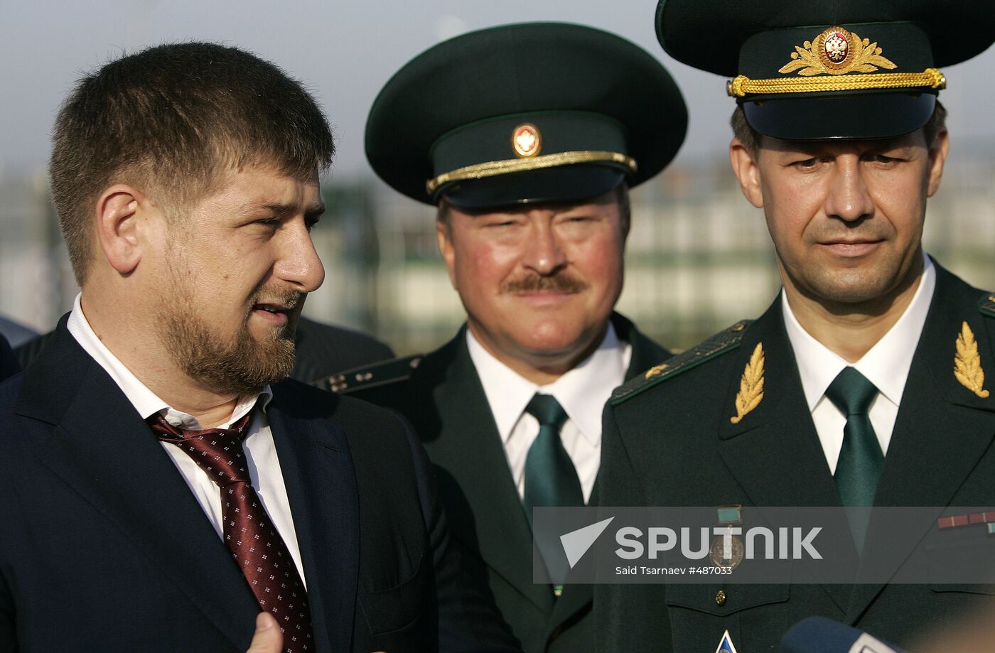 Ramzan Kadyrov, Konstantin Kuchkin and Alexander Getman