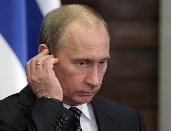 Russian, Finnish PMs hold joint news conference