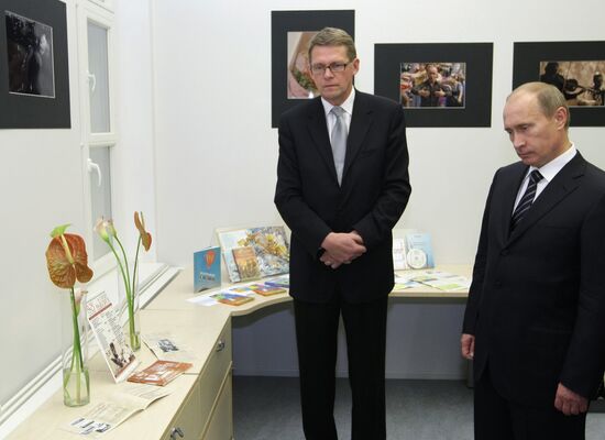 Russian, Finnish PMs attend House of Finland opening ceremony