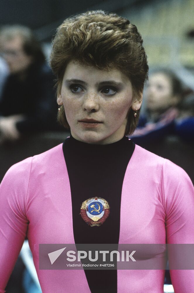 Gymnast Yelena Shevchenko