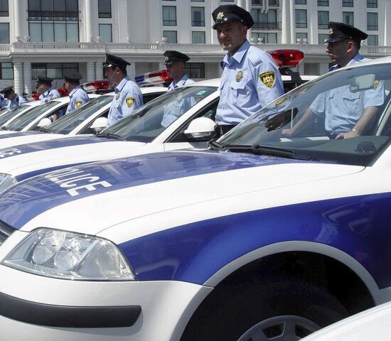 First anniversary of the Patrol Police in Georgia
