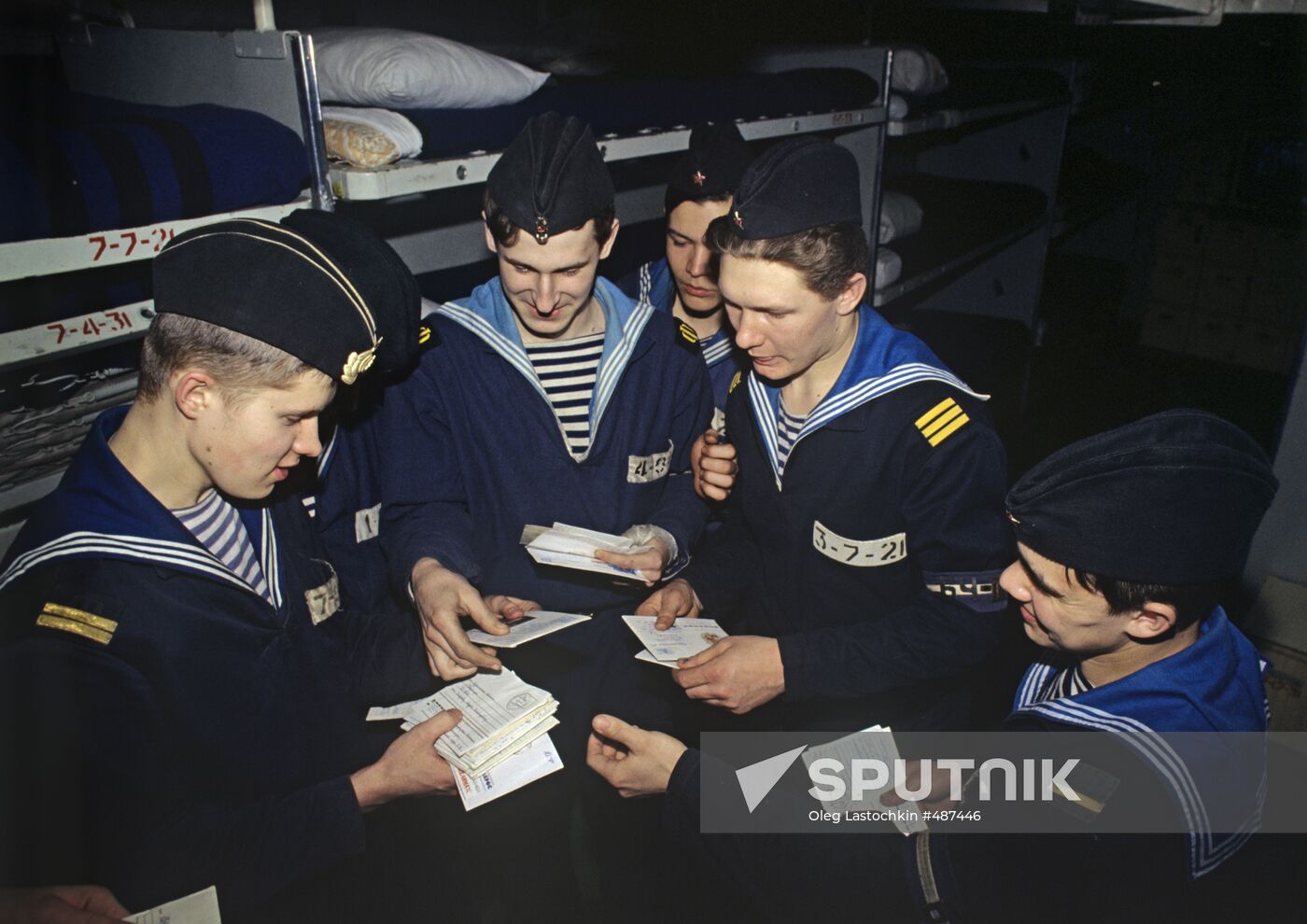 Admiral Nakhimov ASW ship crew